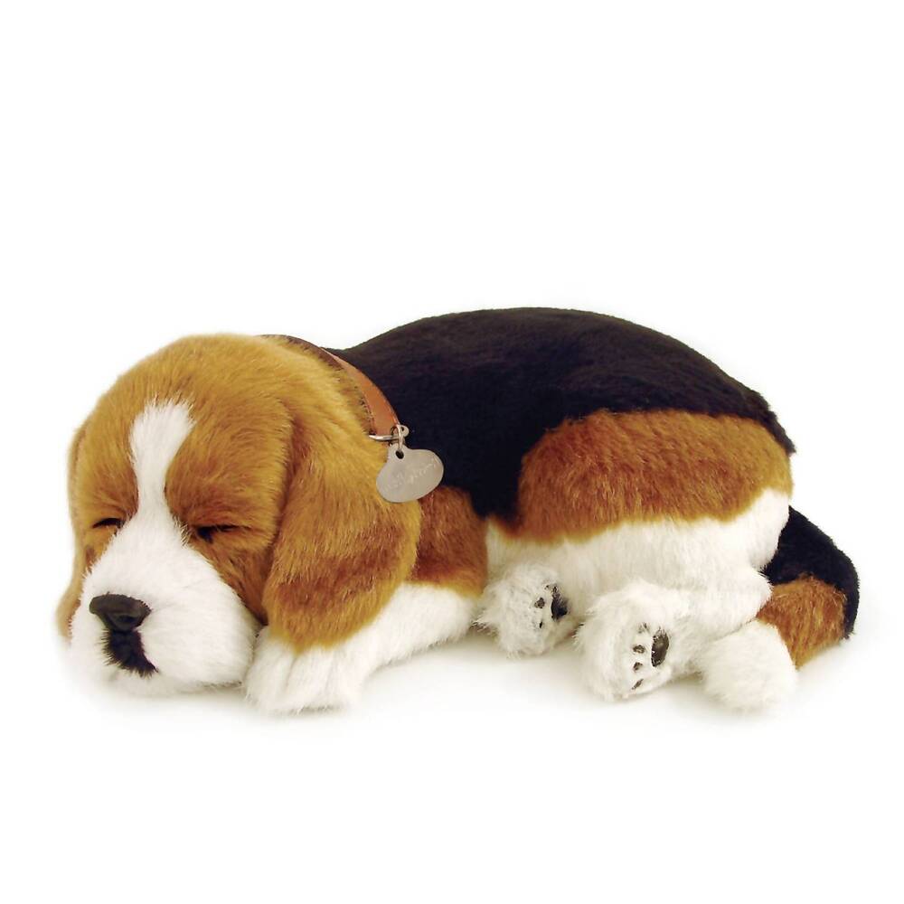 NEW PERFECT PETZZZ beagle breathing pet in brown